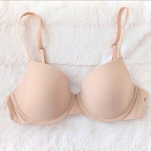 Victoria's Secret Lightly Lined Plunge Bra - Tan 38C